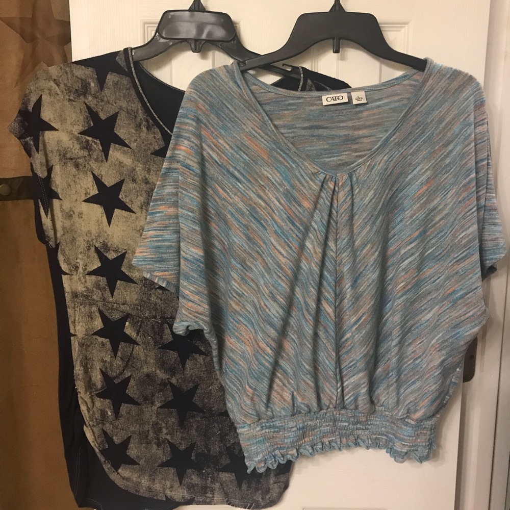 2- Large women’s shirts